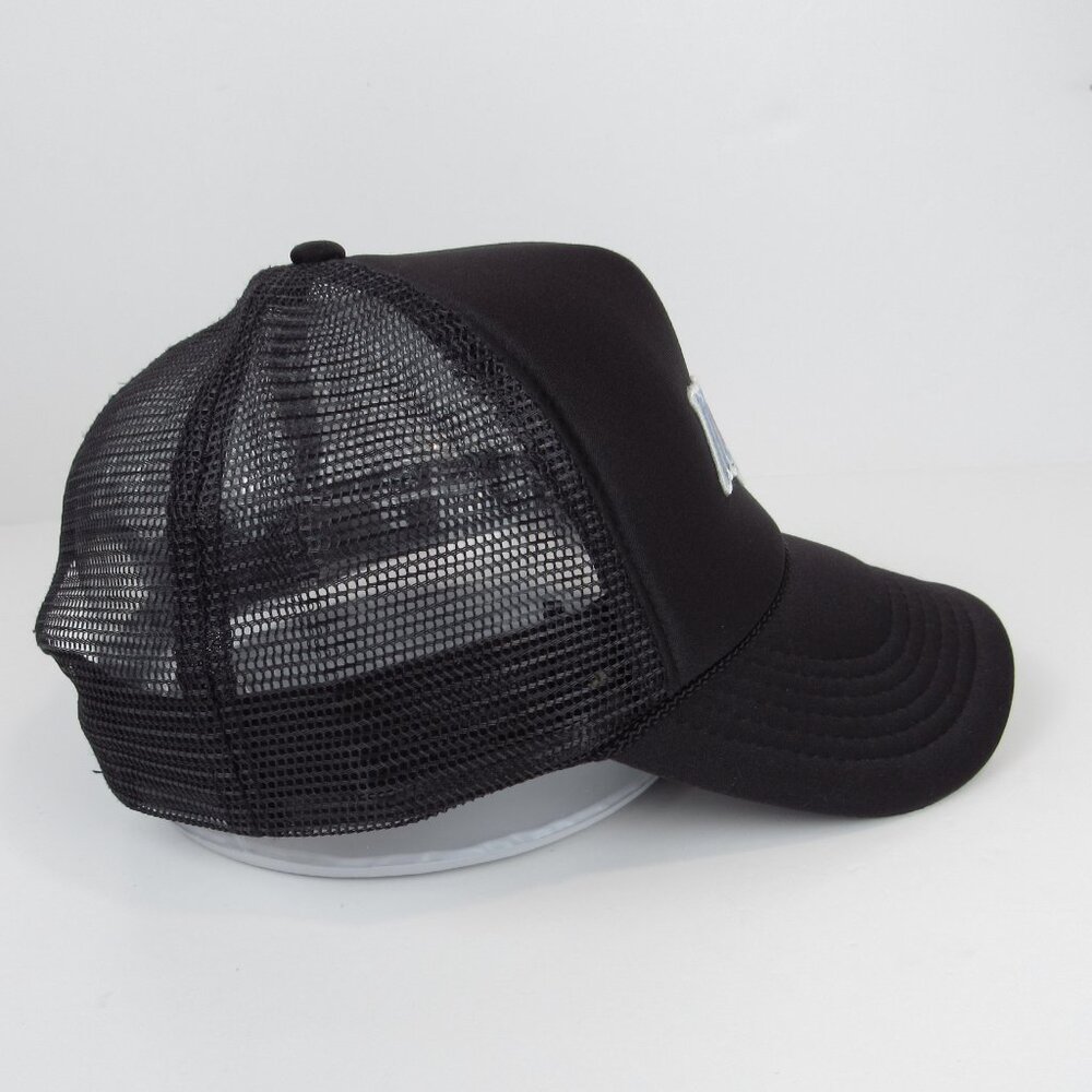 Magic Embroidered Woman's Hat Black Rope Trucker Foam Cap - Picture 6 of 10